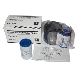 EDI Secure <strong>Dcp</strong> 340 Ymcko Ribbon,DCP240 Card Printer DIC10201 YMCKOP Ribbon - 500 Prints - Product Image 1