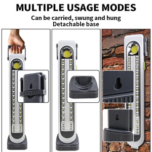 COB <span class=keywords><strong>LED</strong></span> güneş şarj çalışma <span class=keywords><strong>LED</strong></span> ışık ABS taşınabilir onarım kanca İş işık destek çıkışı açık su geçirmez işık