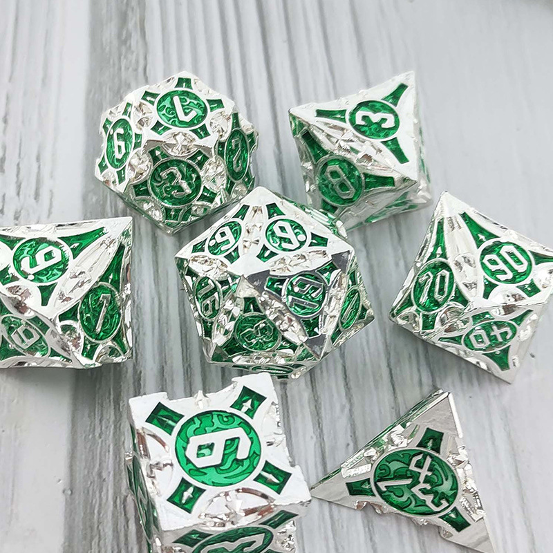 Argent et vert