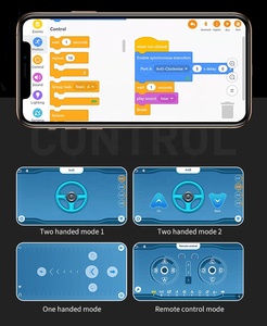 RC автомобиль восхождение внедорожный программируемый App управление DIY строительные блоки дистанционного управления автомобилем монтажный комплект стволовых игрушки 350 шт - Product Image 4