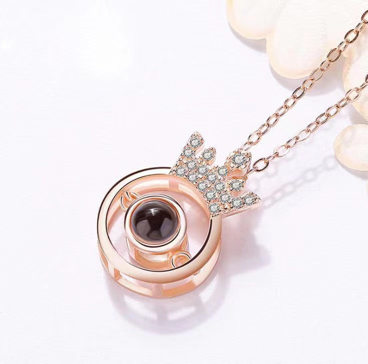 Couronne or rose