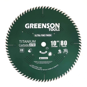 10 inç 80 diş karbür uçlu Ultra ince kaplama profesyonel ağaç İşleme testeresi gönye testereleri ve masa testereleri için bıçak - Product Image 6