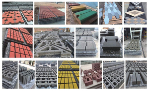 Molde de bloques de plástico de construcción, máquina de fabricación de ladrillos de plástico reciclado entrelazado, maquinaria de fabricación de ladrillos de reciclaje de plástico residual - Product Image 3