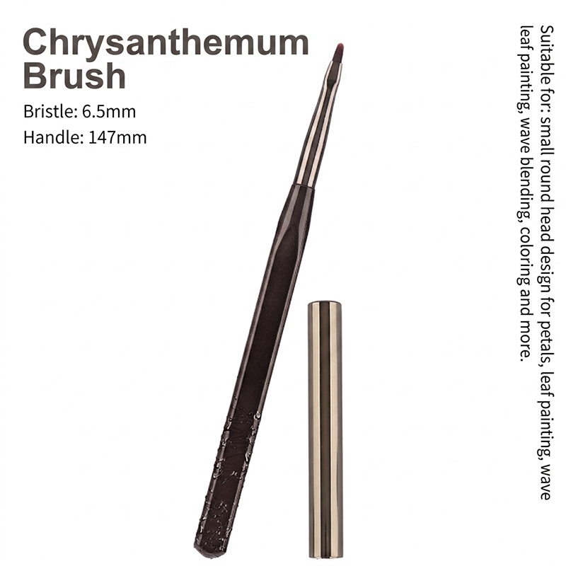 Brosse à ongles chrysanthème