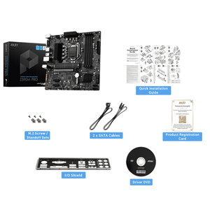 MSI Z590M PRO <strong>Used</strong> Gaming Motherboard with M.2 Slot 128GB DDR4 <strong>Memory</strong> Supports 11th and 10th Gen Intel Core Processors