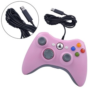 デュアルモーターデュアル振動PC X-BOX 360ゲームコントローラージョイスティックCE認定オリジナルX-BOX 360 USBワイヤースチームゲームコントローラー - Product Image 1