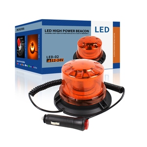 7 yanıp sönen desenler dönen 24 LED Strobe işaret ışığı Amber acil mıknatıs uyarı ışıkları için forklift  - Product Image 1