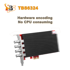 TBS6324 1080p @ 60fps 3G-SDI-Encoder-Modulator mit 4 Eingängen PCIe-Karte H.264 H.265 Hardware Encoding SDI-Video in IP-Streams konvertieren - Product Image 4