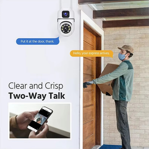 1080P HD Binocular Wifi Network Camera <strong>Motion</strong> <strong>Detection</strong> Two-way <strong>Intercom</strong> Full Color Waterproof Security Recorder - Product Image 6