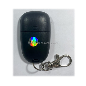 Telecomando RF 433 mhz codice di apprendimento pulsante singolo nero una chiave per il controller della porta del garage del cancello - Product Image 2