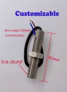 5/8-18UNF 80mm Wheel <strong>Speed</strong> Meter <strong>Sensor</strong> Motorcycle Motor <strong>Speed</strong> <strong>Sensor</strong> - Product Image 2