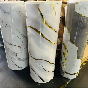Yeni gelenler mermer pvc altın banyo kabuğu ve sopa duvar karosu <span class=keywords><strong>sticker</strong></span> duvar kağıdı ev dekor köpük kendinden yapışkanlı duvar levhası - Product Image 1