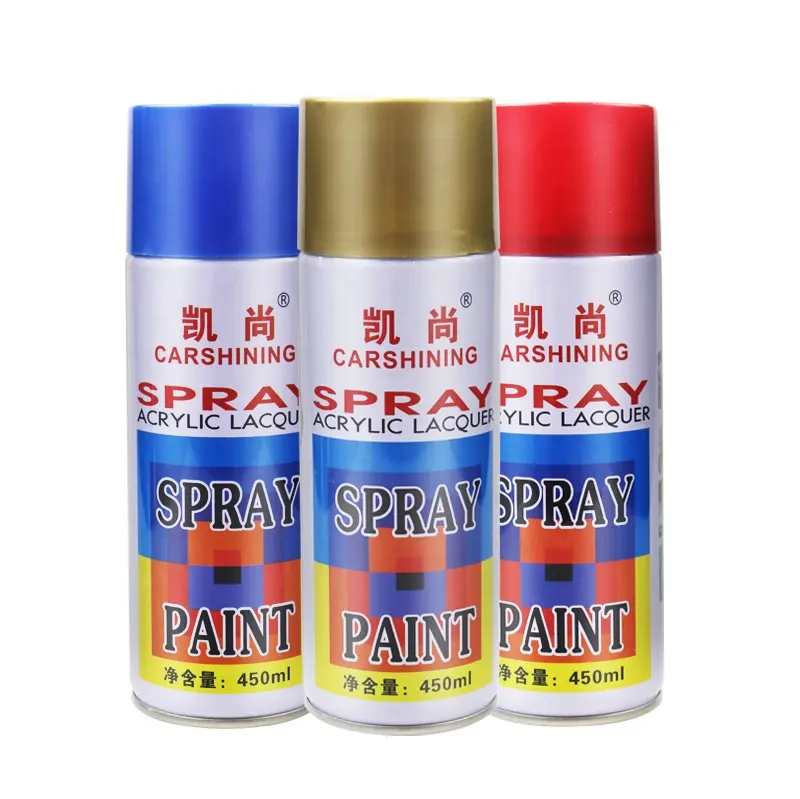 Spray de acrílico para graffiti 400ml, pintura em spray multiuso secagem rápida