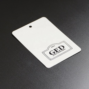 Private Custom <strong>Hang</strong>-<strong>Tag</strong> Simple White Cardboard <strong>With</strong> <strong>String</strong> for Clothing Garment - Product Image 6