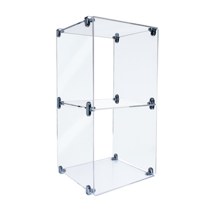 Bespoke Easy to Assemble clear Acrylic Modular <strong>Display</strong> <strong>Cube</strong> Box Fixed with Hardware Connection - Product Image 5