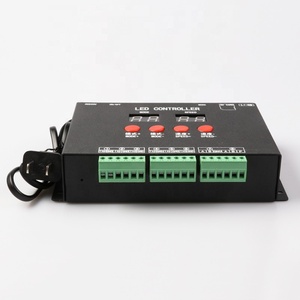Программируемый полноцветный контроллер светодиодной полосы DMX512 диммеры AC85-265V светодиодные драйверы контроллеры