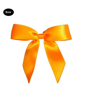 Gold &amp; Silver Floral Design <strong>Elastic</strong> Cord with Pre-tied <strong>Bow</strong> Stretch Band &amp; <strong>Loop</strong> <strong>Bows</strong> for Christmas Decor Made of Polyester - Product Image 1