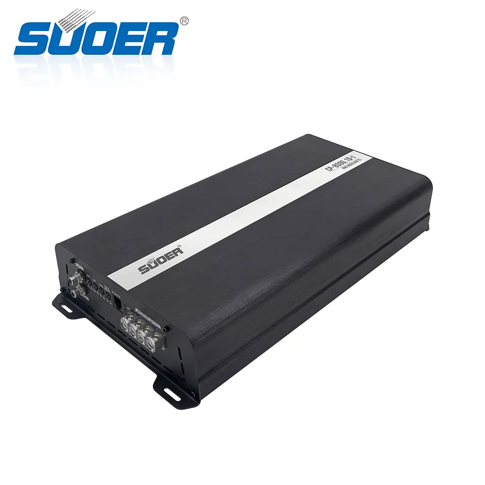 Suoer CP-8000 Super High Power Auto Versterker Klasse D 24000W Monoblock Big Power Auto Audio Versterker Voor Auto