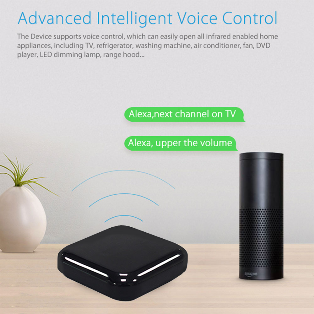 Tuya WiFi infrared remote controller is suitable for air conditioning TV mini smart home infrared universal remote controller