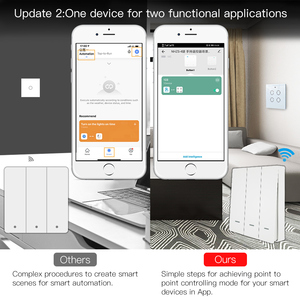 DIY Wireless Zigbee 4 Gang Scenario Battery Powered Button Light <strong>Program</strong> Tuya Smart Life Remote Switch Wifi Scene Switch - Product Image 3