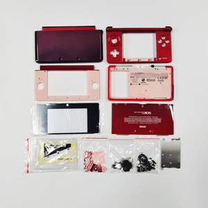 เคสฝาครอบด้านนอกสำหรับเครื่องเล่นเกม Nintendo 3DS,เคสฝาปิดพร้อมปุ่มสติกเกอร์เลนส์หน้าจอ6สี - Product Image 5