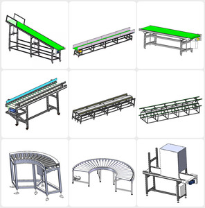 Piccolo nastro trasportatore di sollevamento nastro trasportatore di carico e scarico trasportatore piatto linea di rullo leggero - Product Image 4