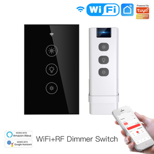 LangYeao US Tuya Smart Touch WiFi interruttore a parete per l'automazione del Timer domestico Dimmer controllato da App o altoparlante intelligente - Product Image 2