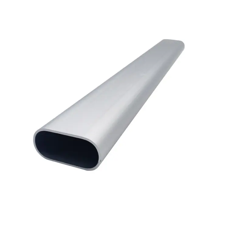 6061 T6 tubo ovale rotondo in lega di alluminio resistente di varie dimensioni