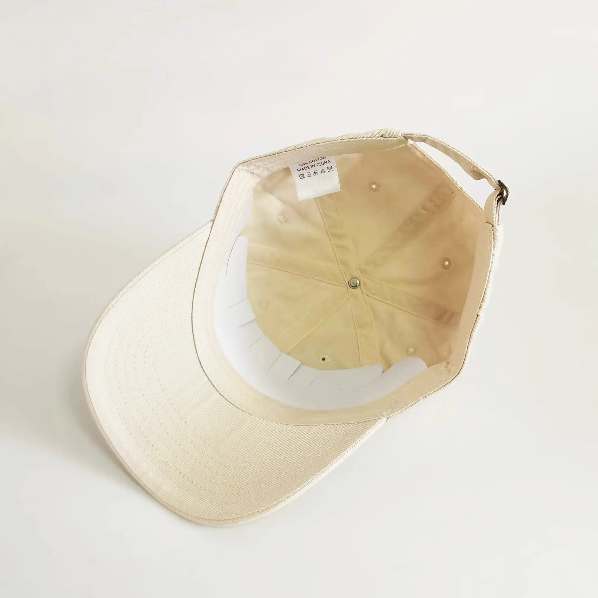 Personalizzato 3d ricamo Logo curvo tesa lavato cotone Vintage 6 pannelli Baseball donna cappellini sportivi papà cappello per gli uomini