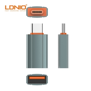 LDNIO อะแดปเตอร์แปลง USB Type-C เป็น USB A,อะแดปเตอร์แปลง Usb Type-C ต่อสายชาร์จเร็วและเสถียร - Product Image 1