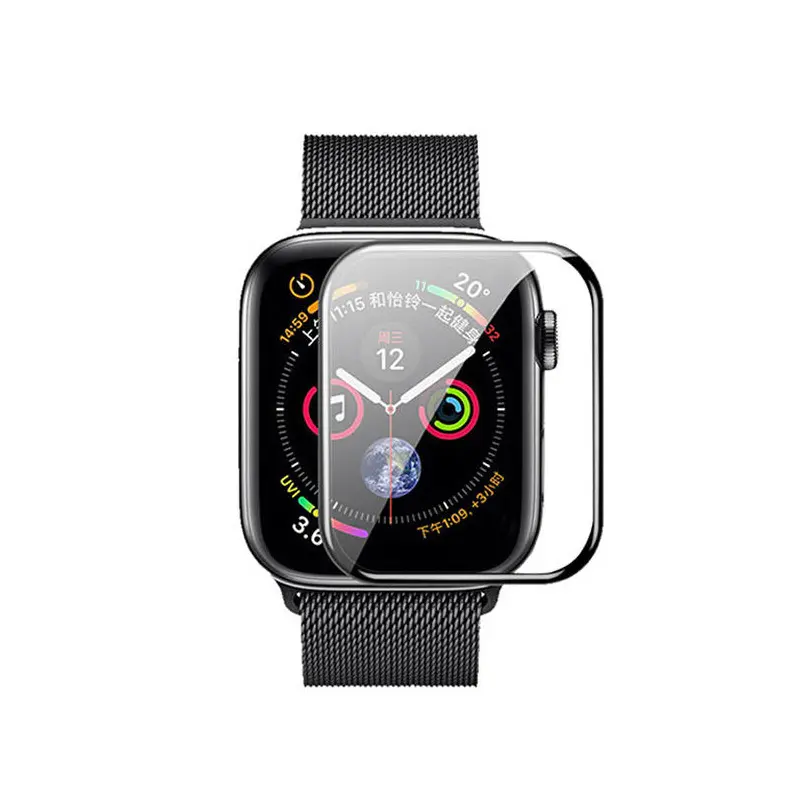Per apple watch screen protector 1 pezzo 3d fuul con applicatore