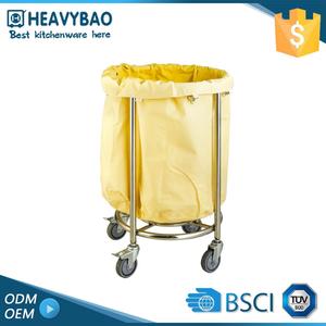 Heavybao otel arabası ticari ekipman popüler dikdörtgen çamaşır arabası otel ve kuru temizleme