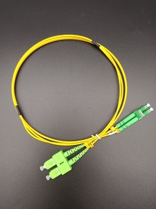 Sıcak satış 1m Simplex G652D/G657A Sc Apc Sc Apc 2.0mm 3.0mm Pvc/lszh Sc/apc optik Fiber yama kablosu Jumper - Product Image 4