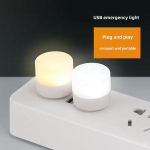 Hot Sale LED Eye Protection Reading Light USB Plug <strong>Lamp</strong> Mobile Power <strong>Charging</strong> Small Book <strong>Lamp</strong> Small Round Light Night Light - Product Image 2