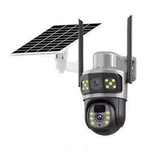 P3H 4MP IP-CCTV-Kamera mit zwei Objektiven WiFi-Batterie Solarenergie 4G Sim-Karte 4G Nacht version Bewegungs melder CMOS IP66 Verwendung in Innenräumen - Product Image 4