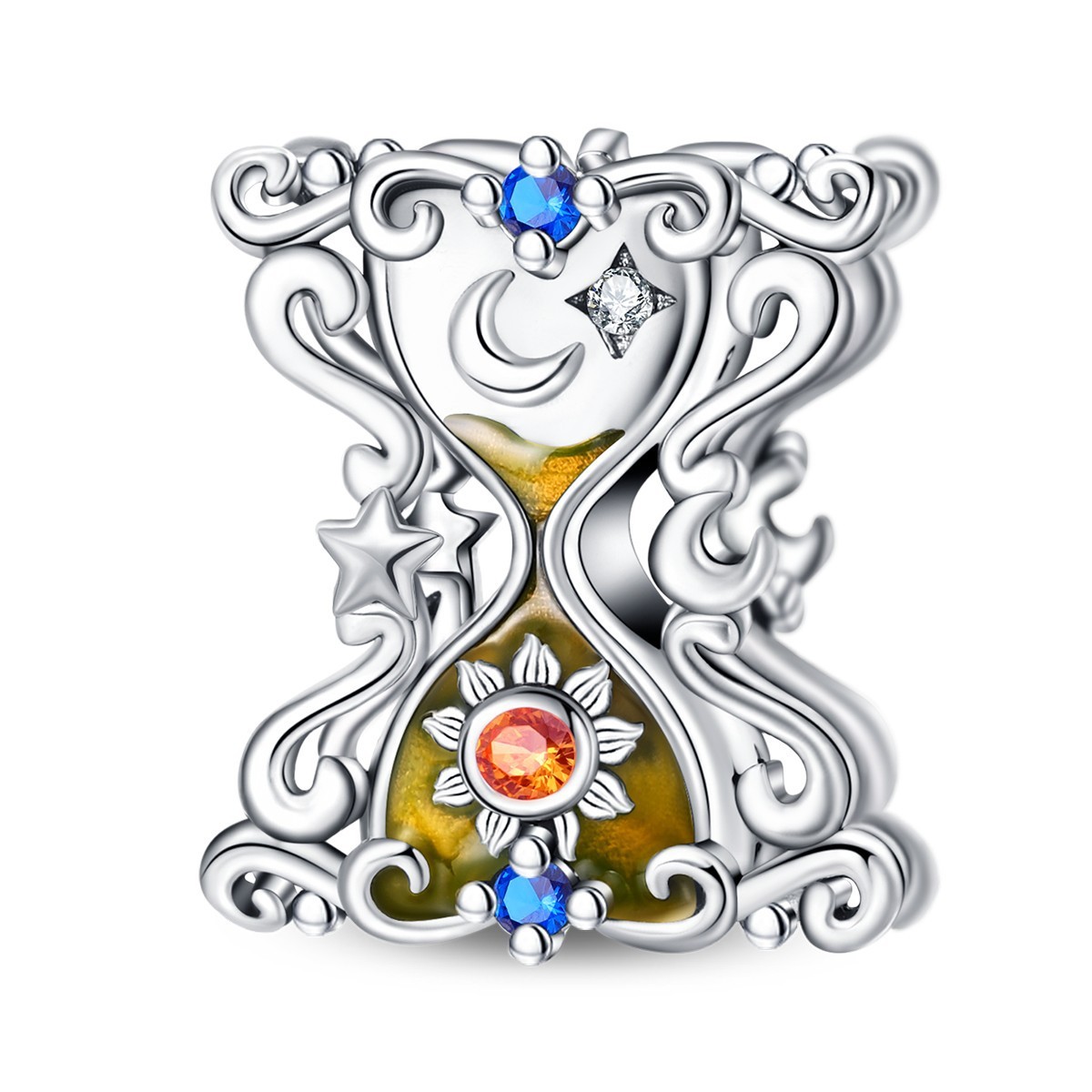 Pac1441-time hourglass beads