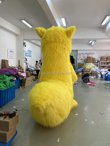 Tùy chỉnh màu vàng sang trọng Inflatable Rái cá bơm hơi khổng lồ Lutra mô hình Inflatable Rái cá phim hoạt hình bóng - Product Image 2