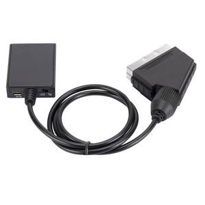 1080PHDMI <strong>to</strong> <strong>SCART</strong> Converter HD Digital Video HDMI <strong>to</strong> Analog Video and L/R Audio <strong>Adapter</strong> Support DVI for CRT/VHS/DVD CVBS Play - Product Image 4