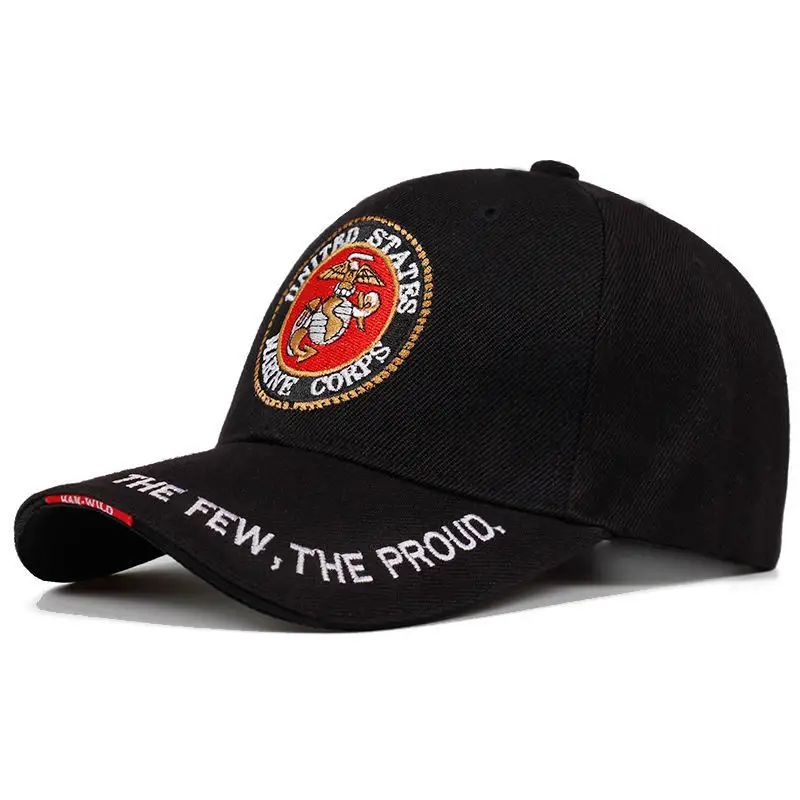 미국 해병대 전술 브랜드 모자 남성용 여성용 Gorras 스냅 백 모자 야구 모자 스포츠 야외 모자