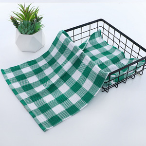 Kare tasarımı ile saf pamuk % mutfak havluları günlük temizlik için dijital baskı ile hızlı kuru tek dokuma - Product Image 3