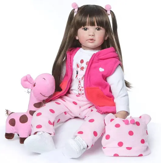 Offre Spéciale 55 cm réaliste poupée en vinyle souple 22 pouces Reborn bébé poupées jouet pour enfants 22 pouces vivant réaliste corps en Silicone