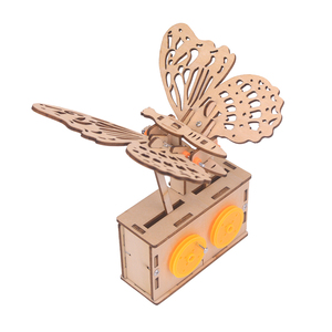 DIY Assembly Mechanical Butterfly Jigsaw Gear Drive Mechanical <strong>Principles</strong> Lesson Science Kits - Product Image 5