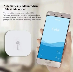 Sensor inteligente de humedad y presión de aire, Control remoto inteligente Zigbee para MIJIA Home Homekit, Sensor de temperatura