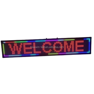 Cartellone a LED a scorrimento a led per negozio variabile all'aperto con segno di programma WIFI pubblicitario multicolore a colori a schermo mobile a LED - Product Image 5