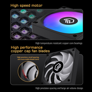 Lovingcool белый радиатор с подсветкой тепловая труба для Intel I3 I5 I7 I9 LGA 1156 1200 1366 1700 2011 2066 AMD AM4 AM5 кулер для процессора - Product Image 3