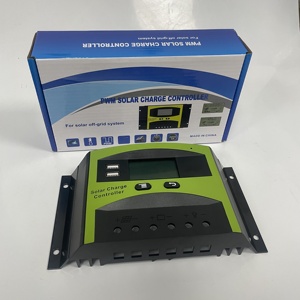 <strong>LCD</strong> <strong>Display</strong> <strong>PWM</strong> <strong>Solar</strong> Charge <strong>Controller</strong> 40A 12V 24V Auto Sensing PV Regulator With Dual 5V USB Output for Off <strong>Grid</strong> System - Product Image 2
