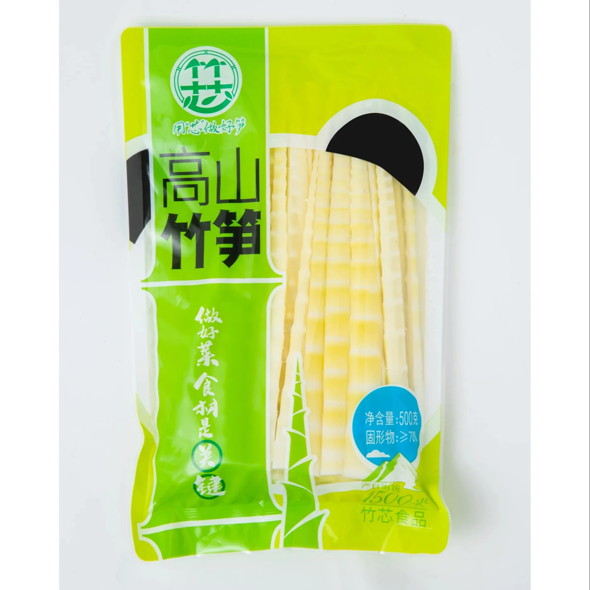 Bande de pousses de bambou tendre Offre Spéciale de 500g avec produit de pousses de bambou de haute qualité