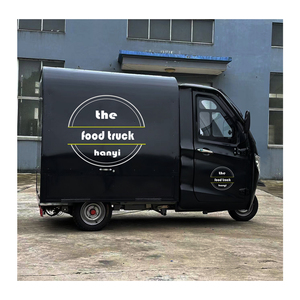 Trang bị đầy đủ nhà hàng 3 bánh xe ba bánh điện Piaggio APE Tuk tuk di động cà phê thanh giỏ hàng cà phê cửa hàng để bán - Product Image 2