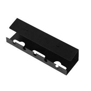 Escritorio de computadora, fila de inserción, ranura de almacenamiento fija sin perforaciones, placa de alimentación, estante de almacenamiento, organizador de cables debajo del escritorio - Product Image 5