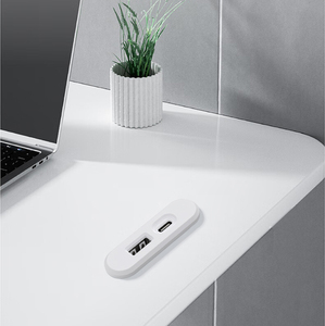 USB masaüstü şarj cihazı gömülü ABS ile tip-c ve 9V/2A giriş 5W 18W çıkış gücü dahili USB şarj soketi mobilya için - Product Image 5